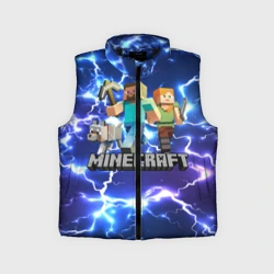 Детский жилет утепленный 3D Minecraft Майнкрафт