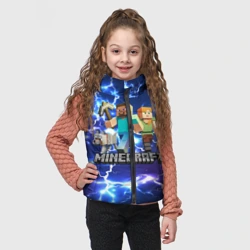 Детский жилет утепленный 3D Minecraft Майнкрафт - фото 2
