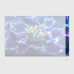 Флаг 3D Minecraft Майнкрафт - фото 2