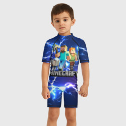 Детский купальный костюм 3D Minecraft Майнкрафт - фото 2