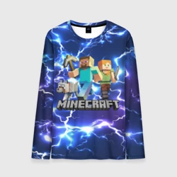 Мужской лонгслив 3D Minecraft Майнкрафт