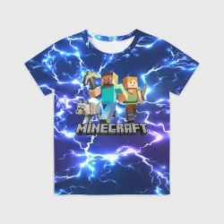 Детская футболка 3D Minecraft Майнкрафт