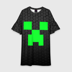 Детское платье 3D Minecraft Creeper Крипер Майнкрафт