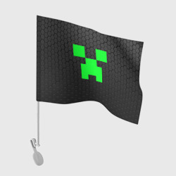 Флаг для автомобиля Minecraft Creeper Крипер Майнкрафт