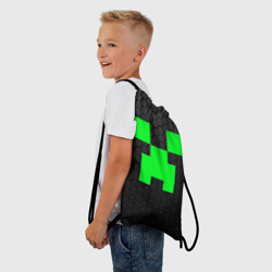 Рюкзак-мешок 3D Minecraft Creeper Крипер Майнкрафт - фото 2