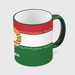 Таджикистан - герб и флаг – Кружка с полной запечаткой с принтом купить