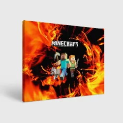 Холст прямоугольный Minecraft Майнкрафт