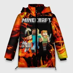 Женская зимняя куртка Oversize Minecraft Майнкрафт