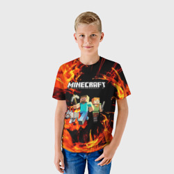 Детская футболка 3D Minecraft Майнкрафт - фото 2