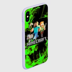 Чехол для iPhone XS Max матовый Minecraft Майнкрафт - фото 2