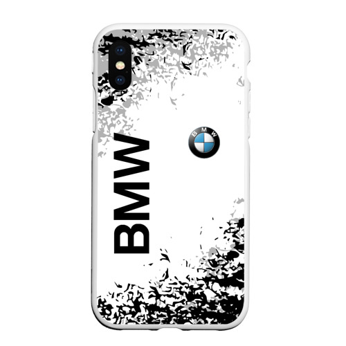 Чехол для iPhone XS Max матовый BMW., цвет белый