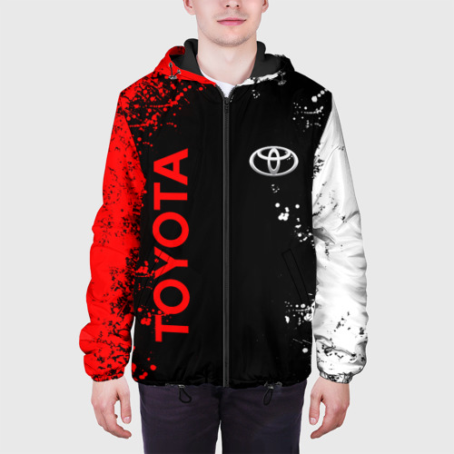 Мужская куртка 3D с принтом Toyota, вид сбоку #3