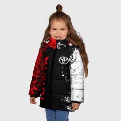 Зимняя куртка для девочек 3D Toyota - фото 2
