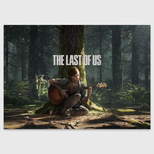 Поздравительная открытка The Last of Us 2, цвет белый