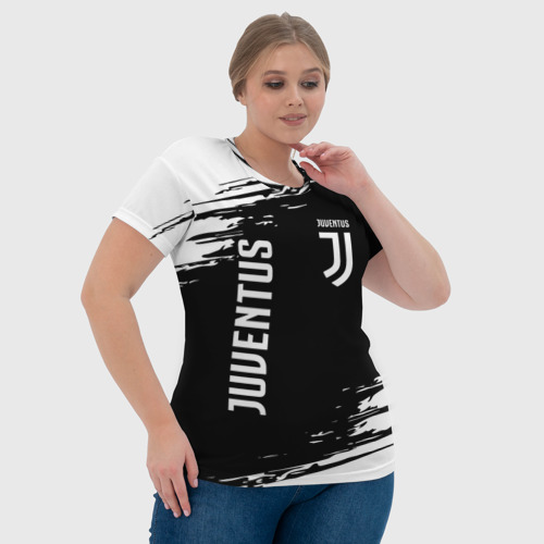 Женская футболка 3D Juventus Ювентус, цвет 3D печать - фото 6