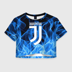 Женская футболка Crop-top 3D Juventus Ювентус