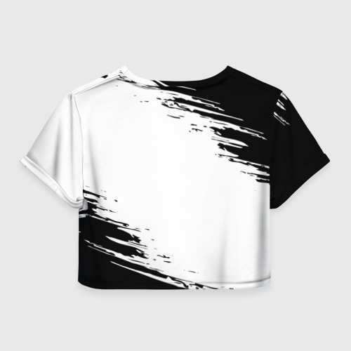 Женская футболка Crop-top 3D Juventus Ювентус, цвет 3D печать - фото 2