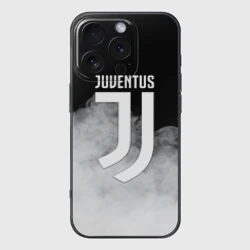 Чехол для iPhone 16 Pro силиконовый с защитой камеры Juventus Ювентус