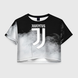 Женская футболка Crop-top 3D Juventus Ювентус