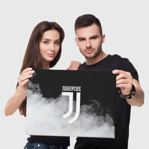 Холст прямоугольный Juventus Ювентус, цвет 3D печать - фото 5