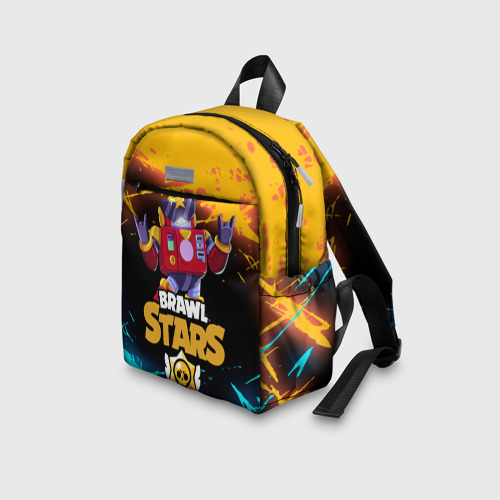 Детский рюкзак 3D с принтом BRAWL STARS SURGE, вид сбоку #3