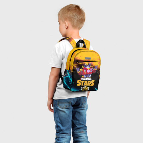 Детский рюкзак 3D с принтом BRAWL STARS SURGE, фото на моделе #1