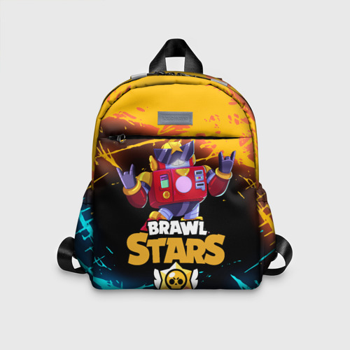 Детский рюкзак 3D с принтом BRAWL STARS SURGE, вид спереди #2