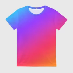 Женская футболка 3D Градиент