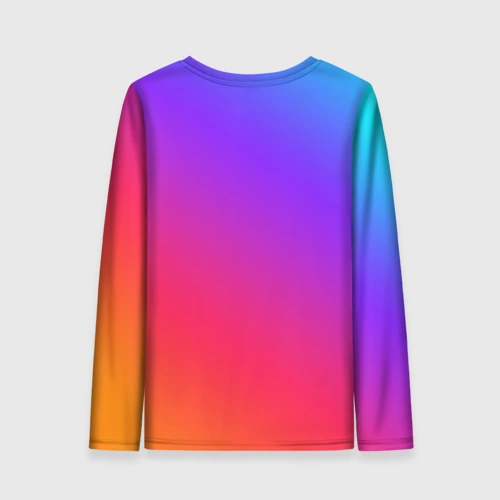 Женский лонгслив 3D Градиент - фото 2