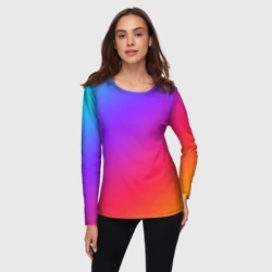 Женский лонгслив 3D Градиент - фото 2