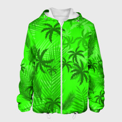 Мужская куртка 3D Пальмы лето tropical