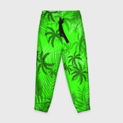 Детские брюки 3D Пальмы лето tropical