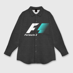 Мужская рубашка oversize 3D Formula 1