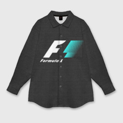 Женская рубашка oversize 3D Formula 1