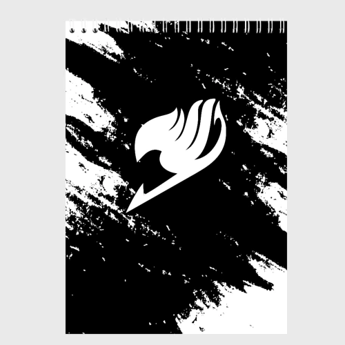 Скетчбук Helmet Fairy tail balck and white