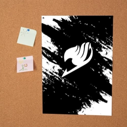 Постер Helmet Fairy tail balck and white - фото 2