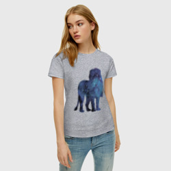 Женская футболка хлопок Созвездие Льва - фото 2