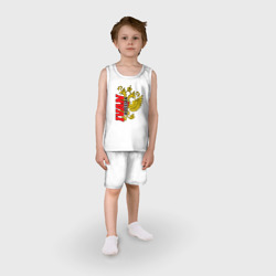 Детская пижама с шортами хлопок Иван с золотым гербом РФ - фото 2