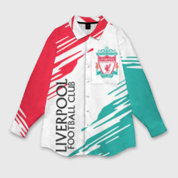 Женская рубашка oversize 3D Liverpool