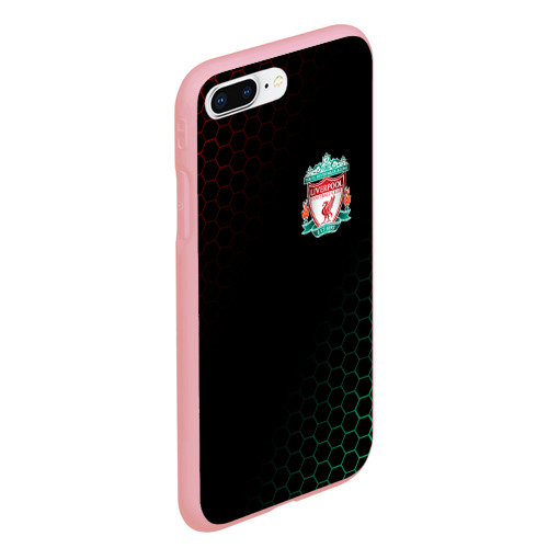 Чехол для iPhone 7Plus/8 Plus матовый Liverpool Ливерпуль, цвет баблгам - фото 3