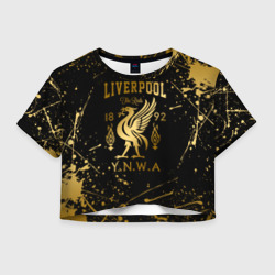 Женская футболка Crop-top 3D Liverpool Ливерпуль