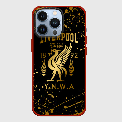 Чехол для iPhone 13 Pro Liverpool Ливерпуль, цвет красный