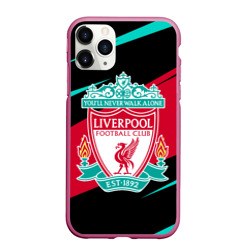 Чехол для iPhone 11 Pro Max матовый Liverpool Ливерпуль