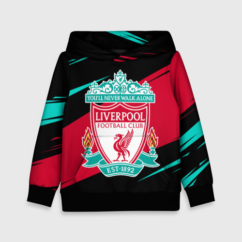Детская толстовка 3D Liverpool Ливерпуль, цвет черный