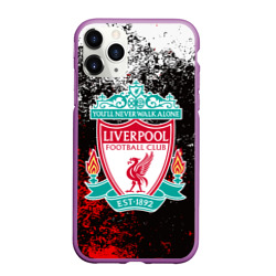 Чехол для iPhone 11 Pro Max матовый Liverpool Ливерпуль