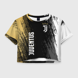 Женская футболка Crop-top 3D Juventus
