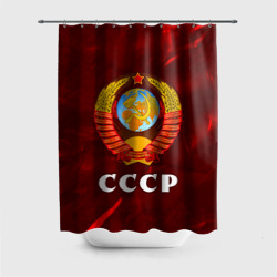 Штора 3D для ванной СССР USSR