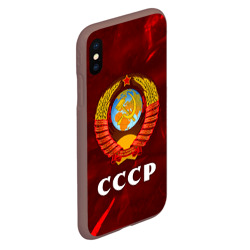 Чехол для iPhone XS Max матовый СССР USSR - фото 2