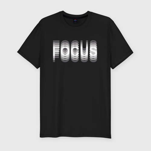 Мужская Приталенная футболка FOCUS