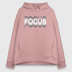 Женское худи Oversize хлопок FOCUS